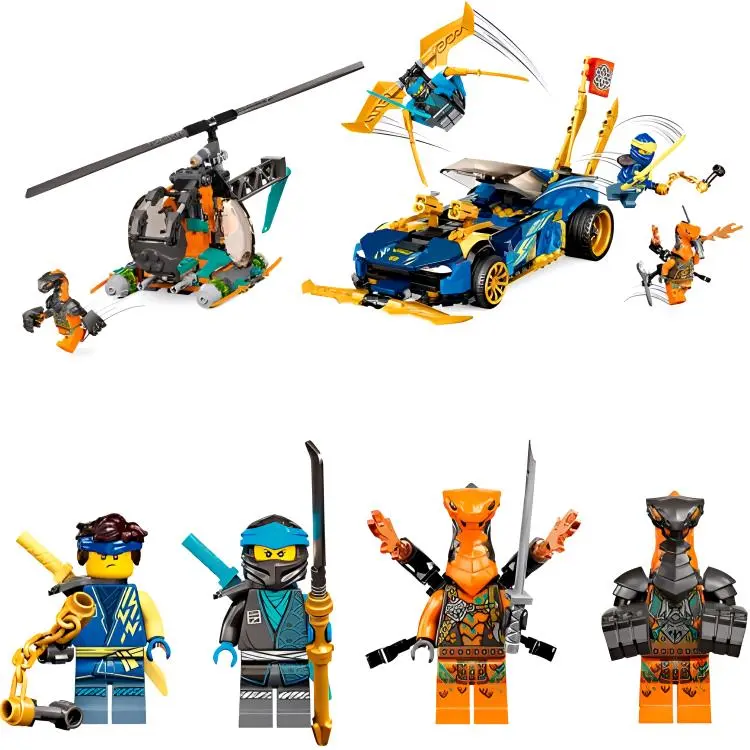 LEGO Phantom Ninja Collection Jia And Nia's Racing EVO Building Blocks 536pcs 71776-4
