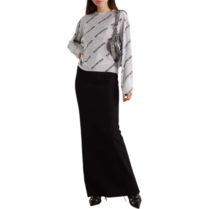 Balenciaga Sweater Women's Silver-7