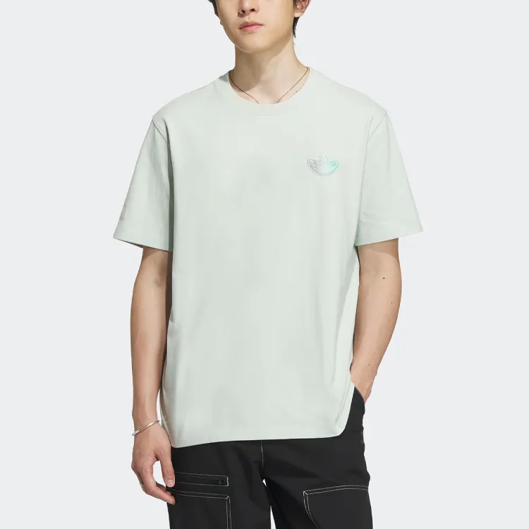 Adidas Originals T Shirt Men's Linen Green-1