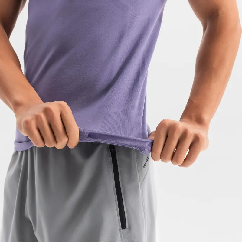 DECATHLON Workout Clothing Men's Haze Purple-3