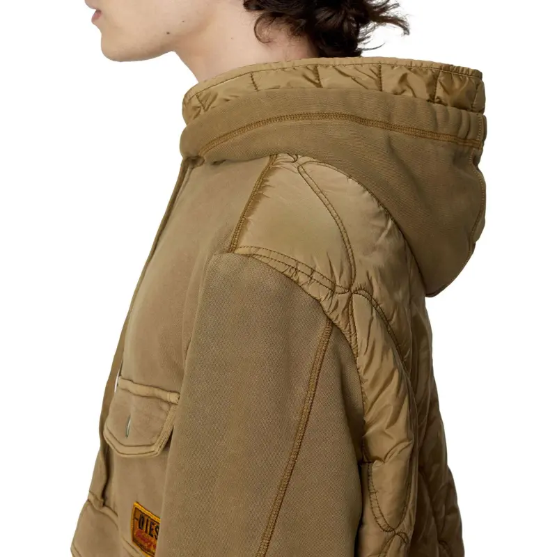 DIESEL Jackets Men Brown-4