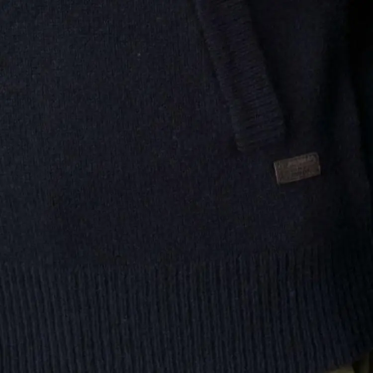 BARBOUR Logo Patch Button-Up Cardigan-6