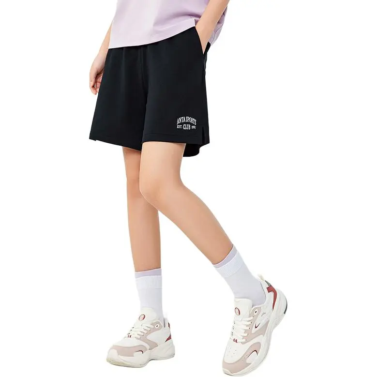 Anta Life Collection Casual Shorts Women's Basic Black-2