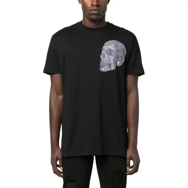 PHILIPP PLEIN Skull print Cotton T shirt-2
