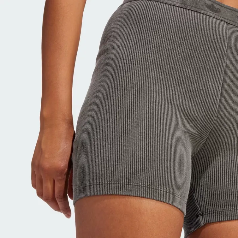 Adidas Originals Ribbed Booty Shorts-3