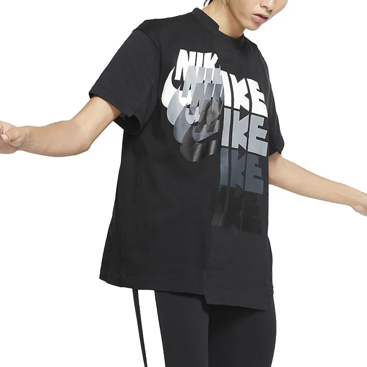 Nike X Sacai Tee Black/Grey XXS - POIZON