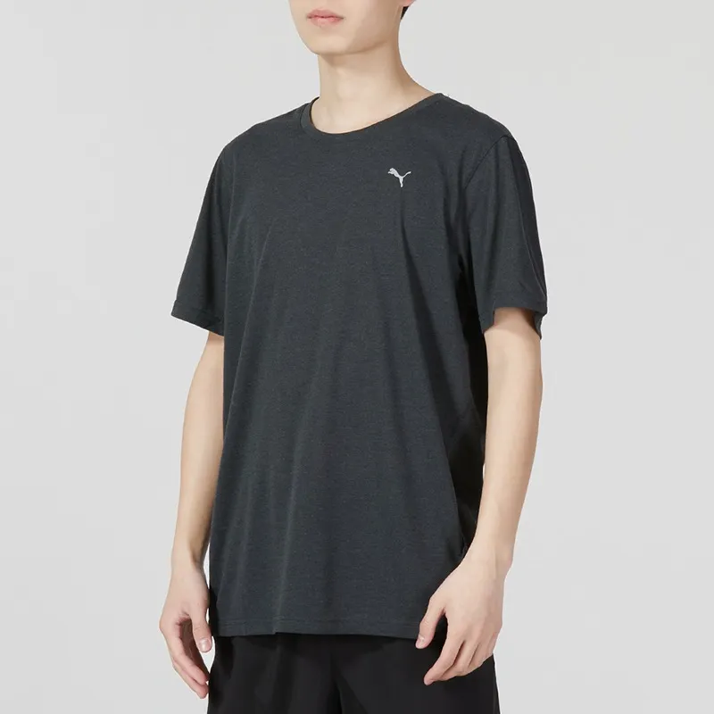 PUMA Favourite Heather T Shirts Men Black-2