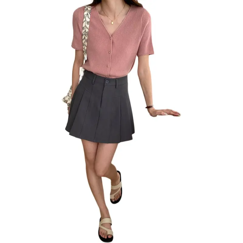 ONE SHALLOW Casual Short Skirts Women's-6
