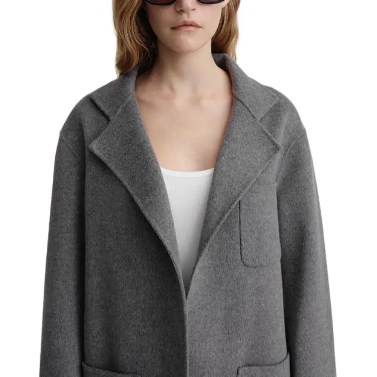 TOTEME Notched lapels Mélange Jacket-4