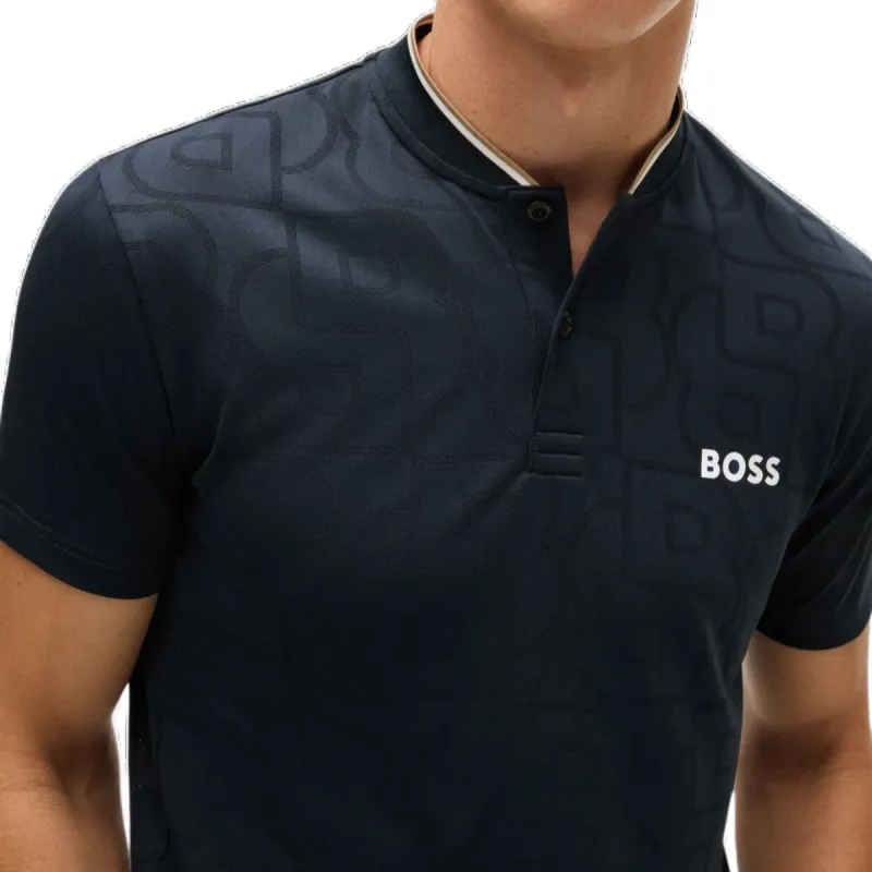 HUGO BOSS FW24 Polo Shirt Men's Navy Blue-3