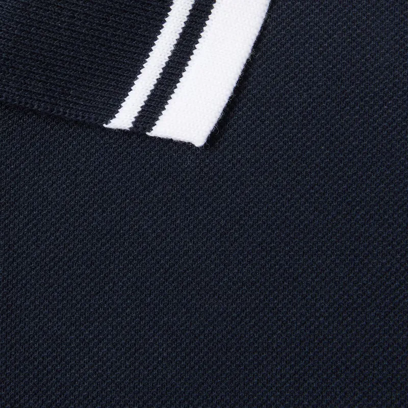 GUCCI Logo Embroidered Short Sleeve Polo Shirt-4
