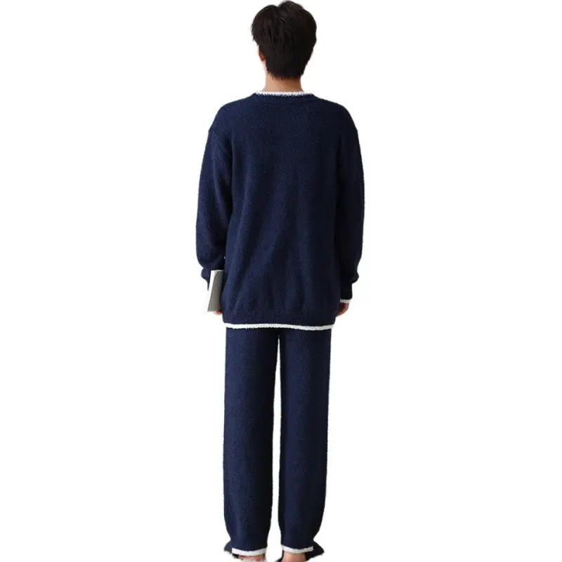 Lee Pajama Set Men's Gift Box Set Royal Blue-1