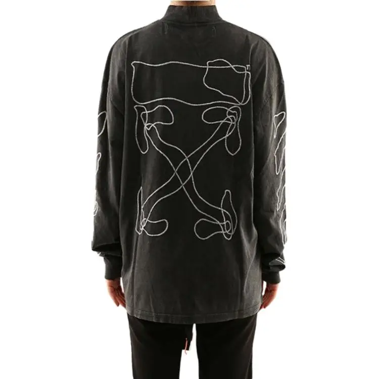 OFF-WHITE Mock Neck T-Shirt -4
