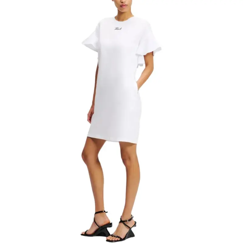 Karl Lagerfeld Ruffled sleeved Dress-2