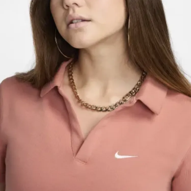 Nike Sportswear Essential Polo Shirt Women's Blush-3
