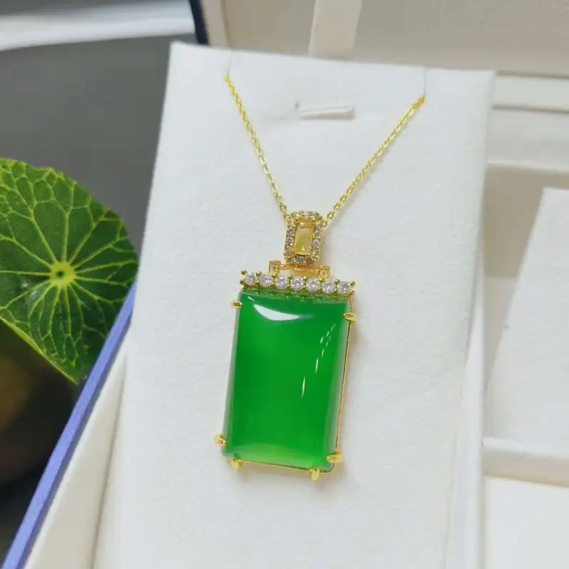 Gifts Chalcedony Necklaces Unisex-8