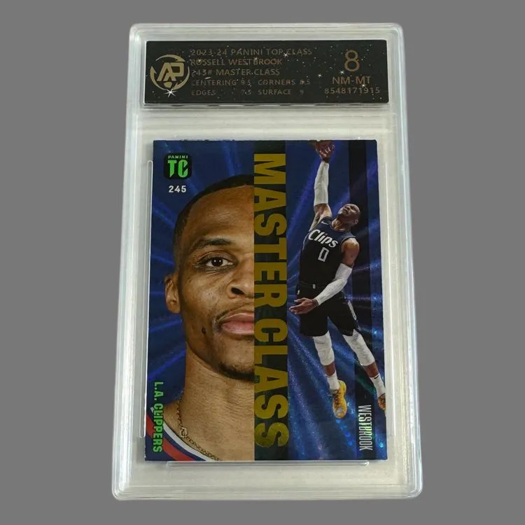PANINI Westbrook Clippers Master Player Card Buddha Light Refringence Player Card 8 Points Graded Cards 1 Pc-3