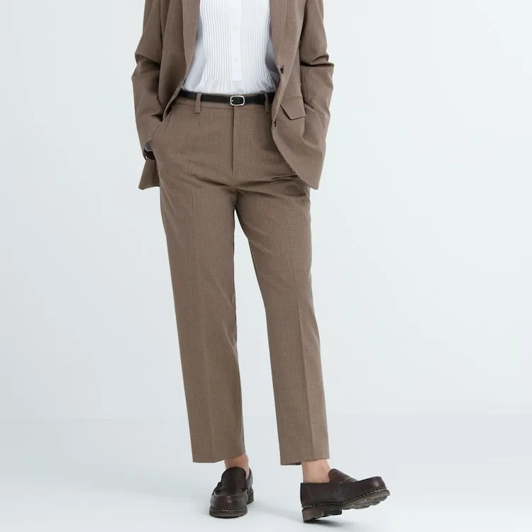UNIQLO Suit Trouser Women's Camel-1