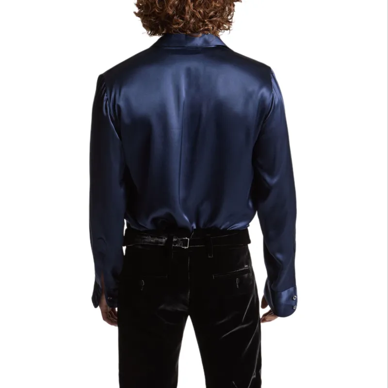 DSQUARED 2 Satin Sexy Tie Shirt-2