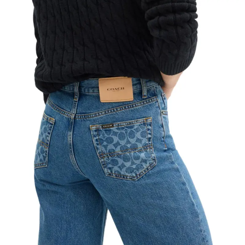 COACH Jeans Women's Blue-3