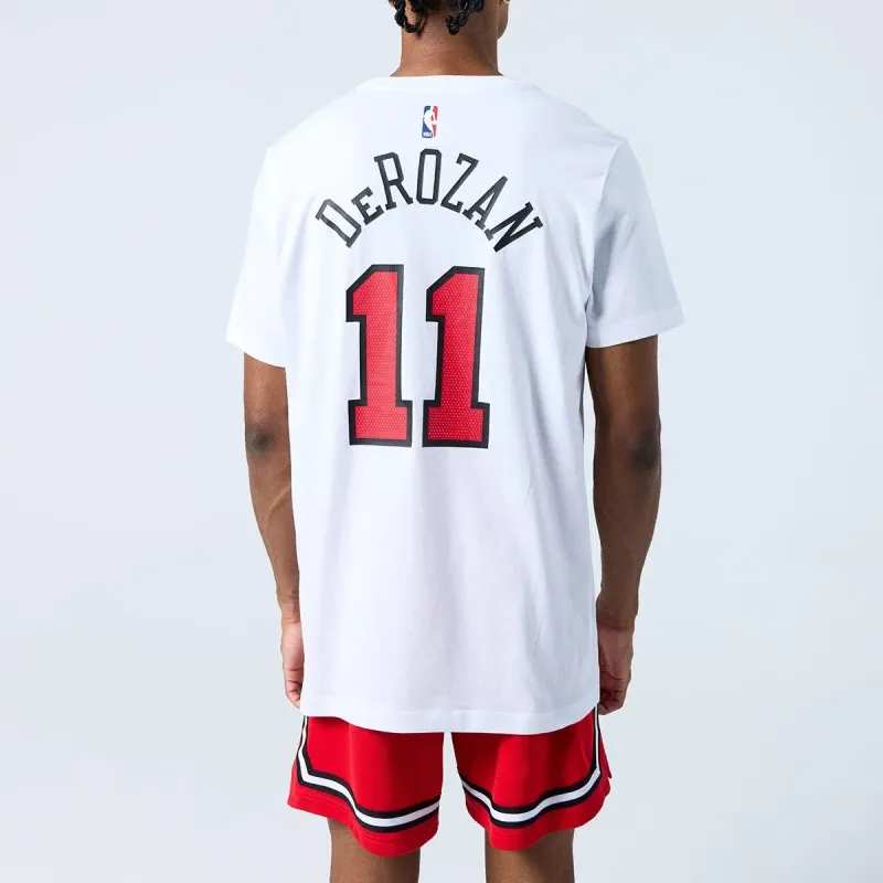 Nike Chicago Bulls T Shirt Chicago Bulls Men's White-4