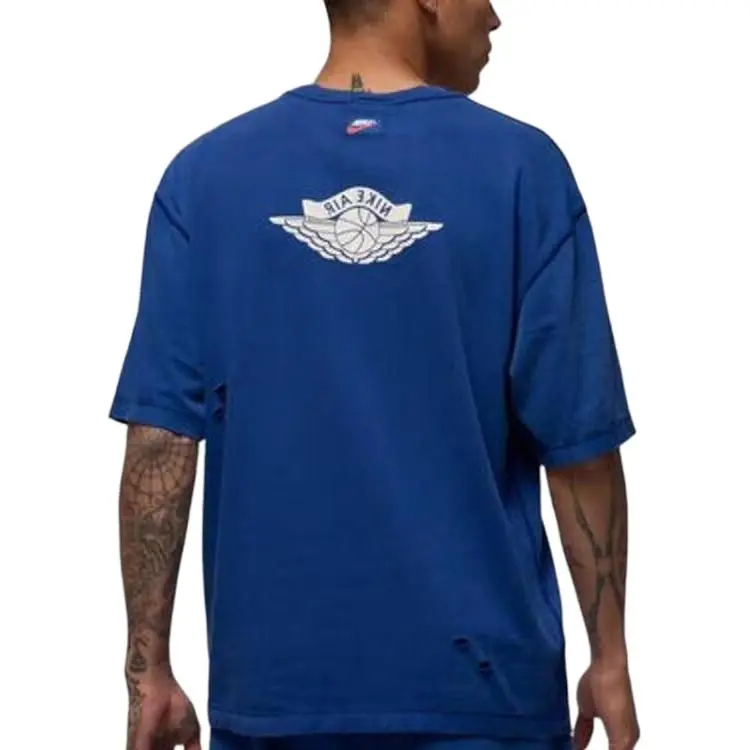 Jordan Air SS25 T Shirt Men's Blue-3
