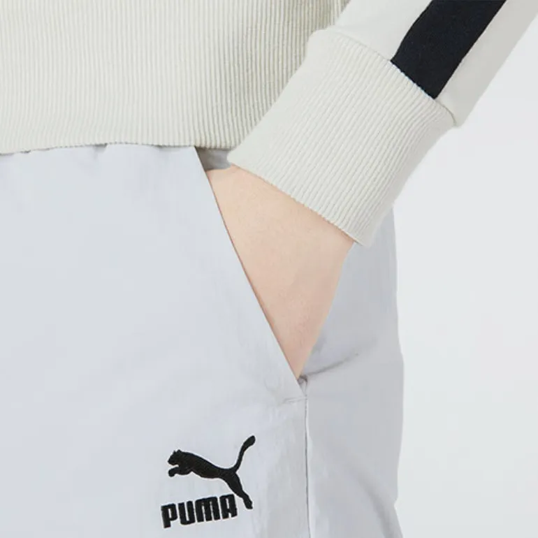 PUMA Knitted Sweatpants Men Gray-5