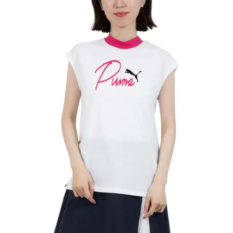 PUMA T Shirts Women's White-2