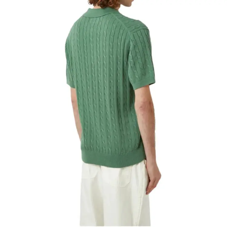 Beams Polo Shirts Men Green-4