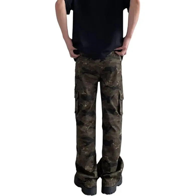 Concubine Zhu Jeans Unisex Camouflage-4