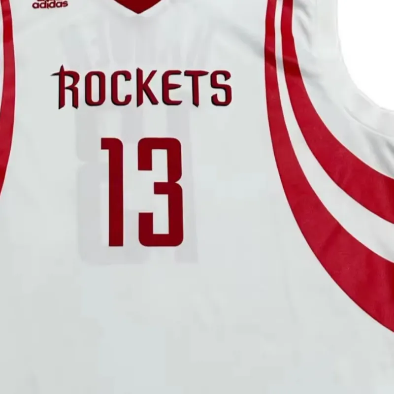 Adidas x NBA Houston Rockets Harden Basketball Jersey Unisex White-2