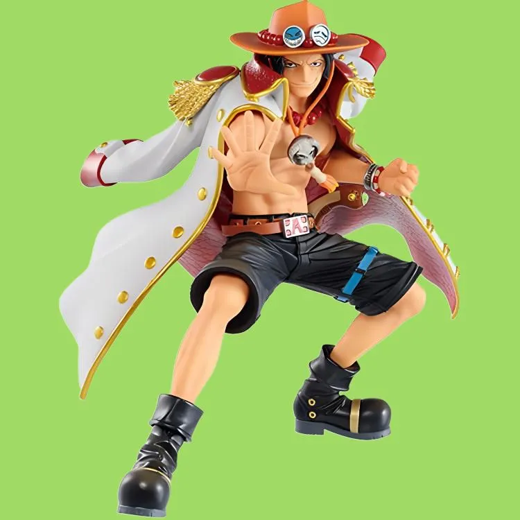 BANPRESTO Portgas D. Ace Ichiban Kuji The Legend Of Time Passing Final Prize Bonus Gifts 14cm-4