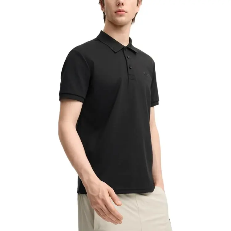 FILA x M.C.ESCHER Polo Shirt Men's Jet Black-4