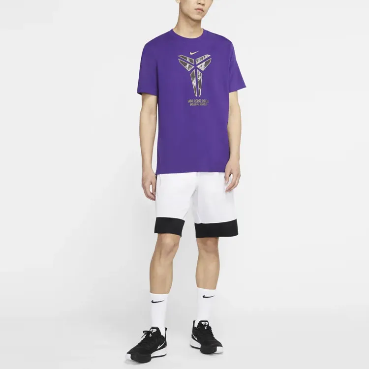 Nike T Shirts Men Purple-4