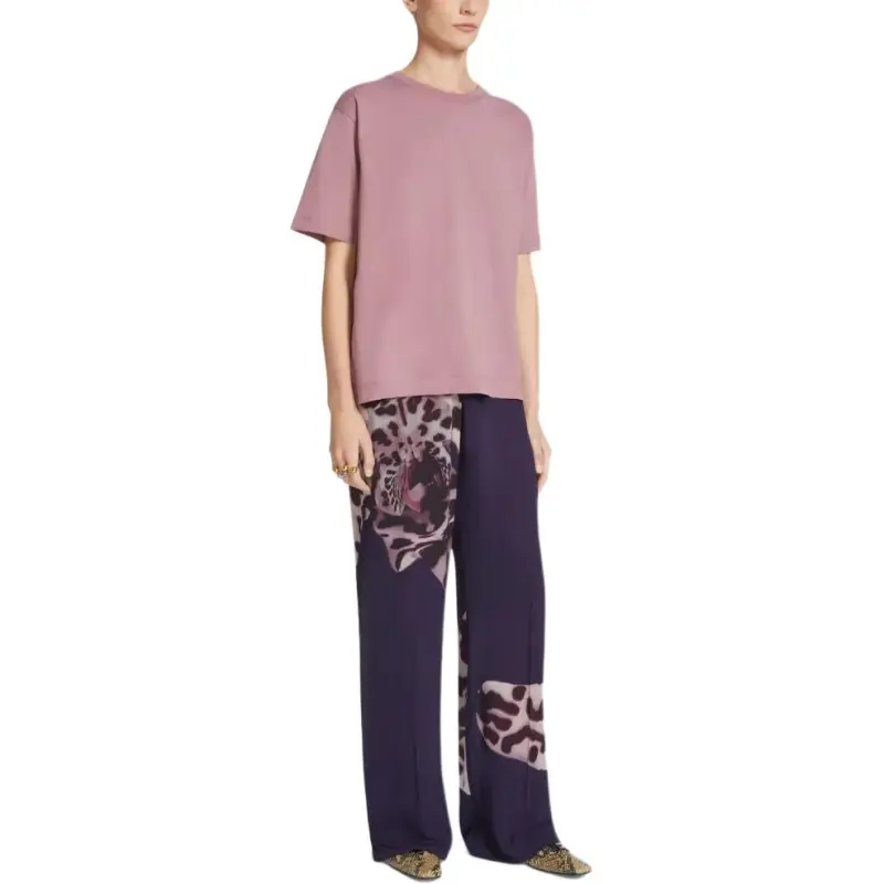 DRIES VAN NOTEN Graphic print Trousers-3