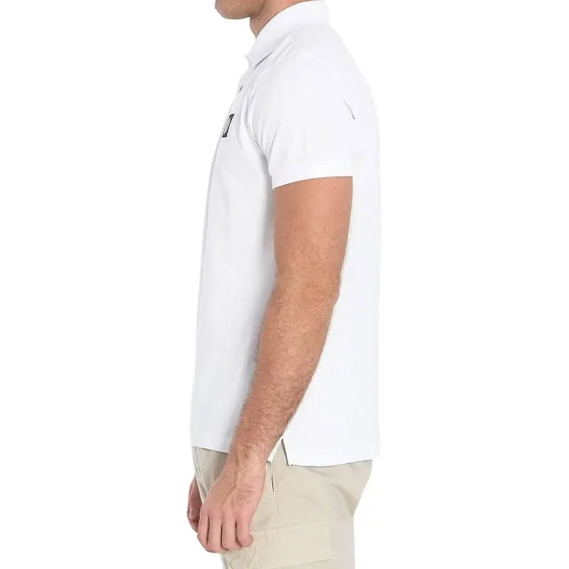 STONE ISLAND Logo Patch Short Sleeved Polo Shirt-3