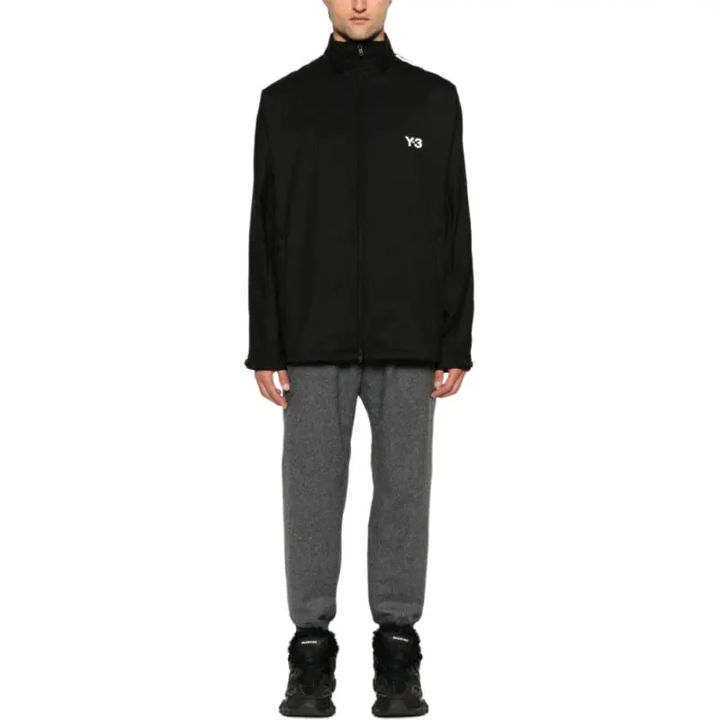 Y 3 Logo Embroidered Drawstring Trousers-2