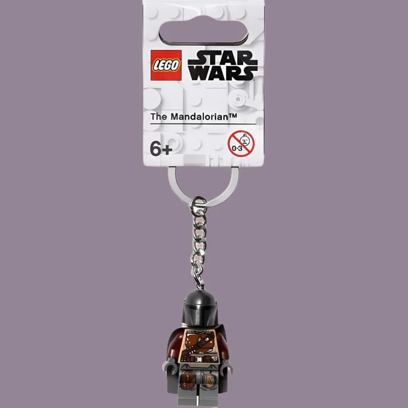 LEGO Star Wars Collection The Mandalorian Figure Pendant Key Ring Building Blocks 1 Pc 854124-3