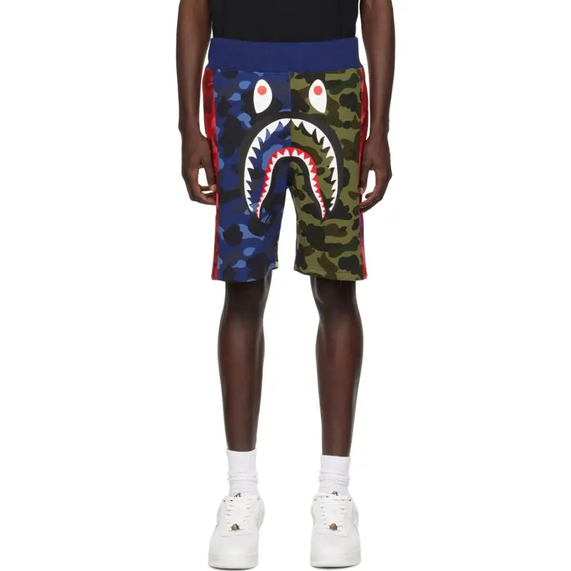 Bape Mix Camo Crazy Sweat Shorts SS23-2