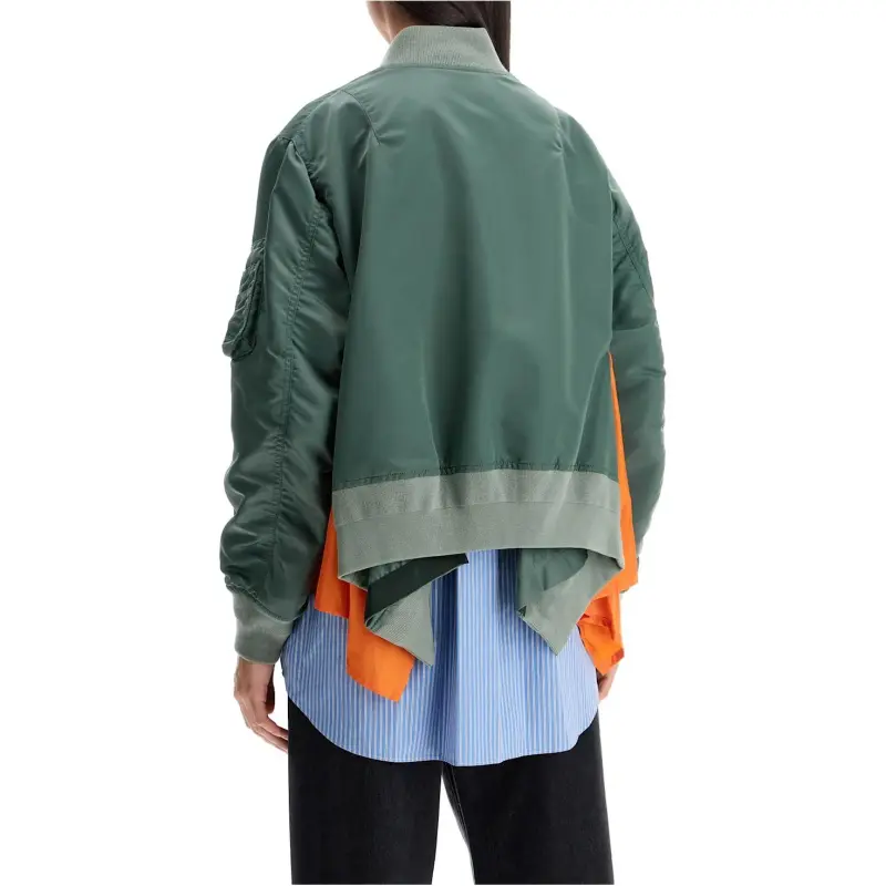 Sacai Nylon Twill Blouson 'Khaki'-3