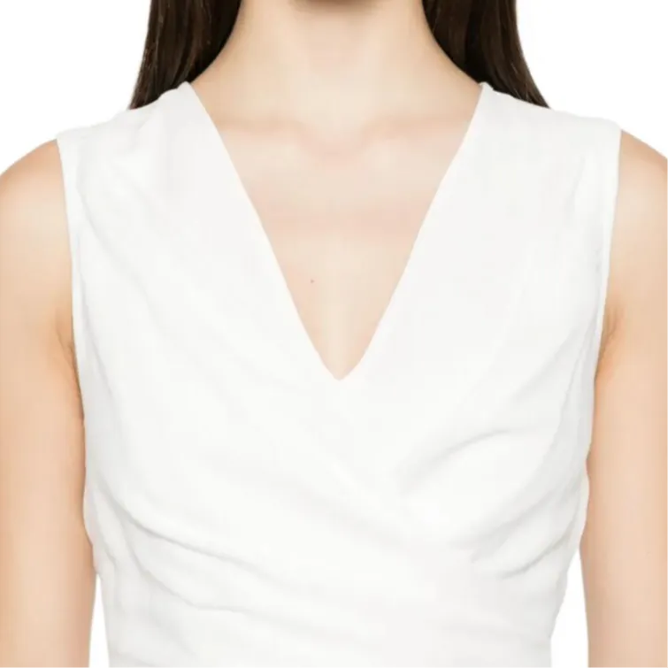 Brunello Cucinelli Twill Wrap Midi Dress-4