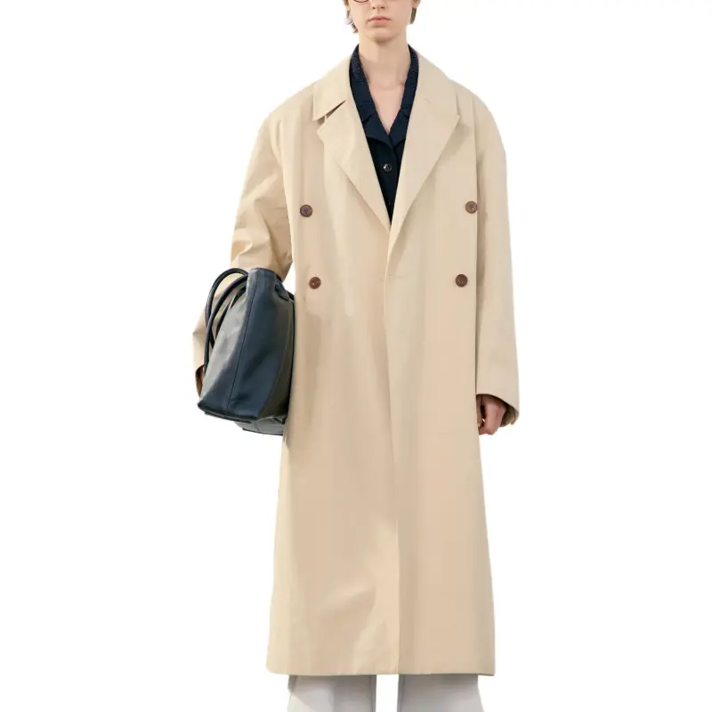 LOW CLASSIC Double Trench Coat-2