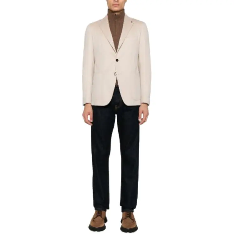Tagliatore Single breasted Cashmere Blazer-2