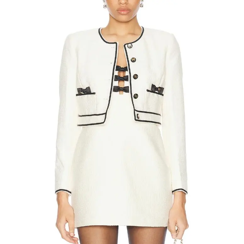 LOVESHACKFANCY Jackets Coats Women's White-1