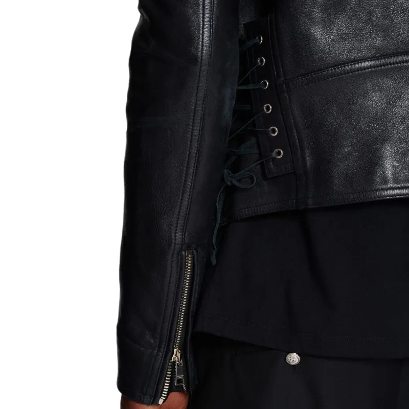BALMAIN Leather Biker Jacket-8