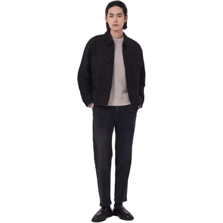 EHE 2024 Winter Jeans Men's Black Gray Color-6