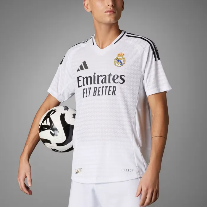 Adidas Free Shipping With AdiClub Real Madrid 24/25 Home Authentic Jersey-2