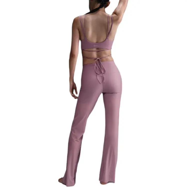 Nike Zenvy Sheer Women's Gentle Support High Waisted Full Length Pants-2