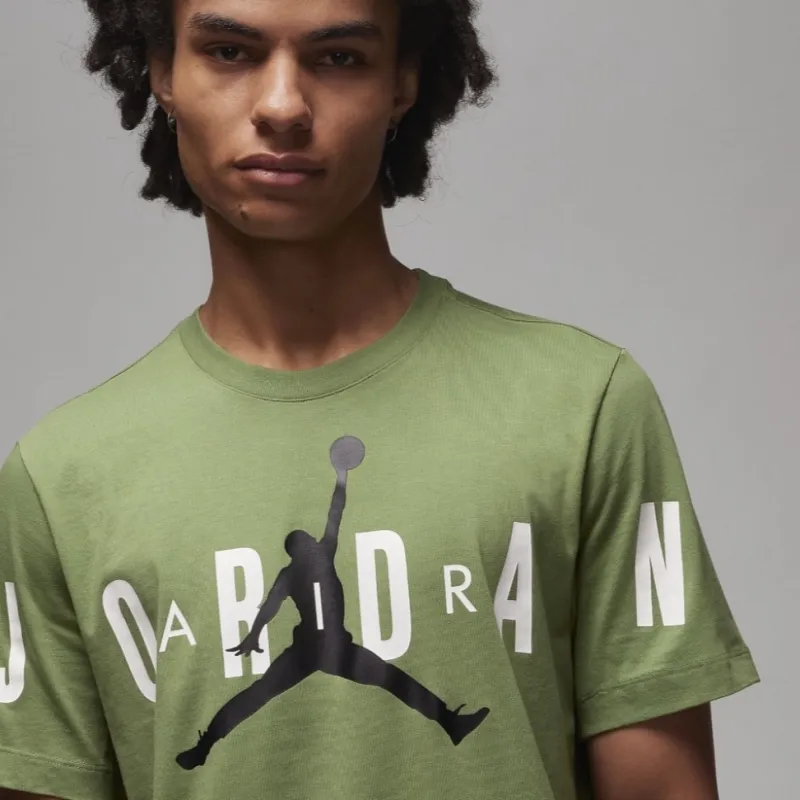 Jordan AIR STRE T-Shirt Men's Green-3