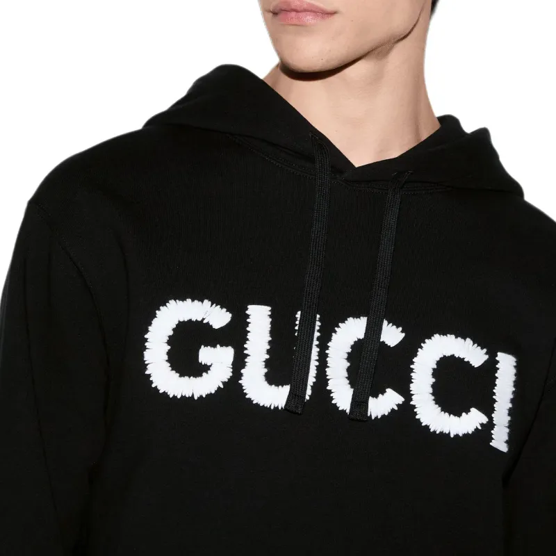GUCCI Embroidered Jersey Sweatshirt-5